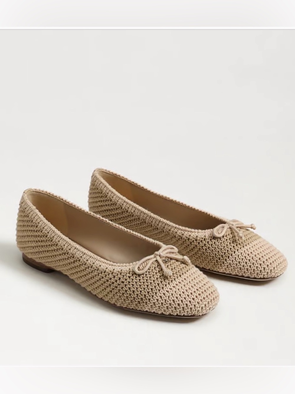 WOMENS MADISON CROCHET BALLET FLATS SIZE 10
